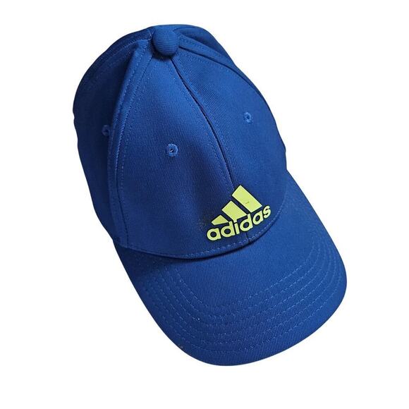 Boy's Adidas Baseball Hat Blue Green - Picture 1 of 6